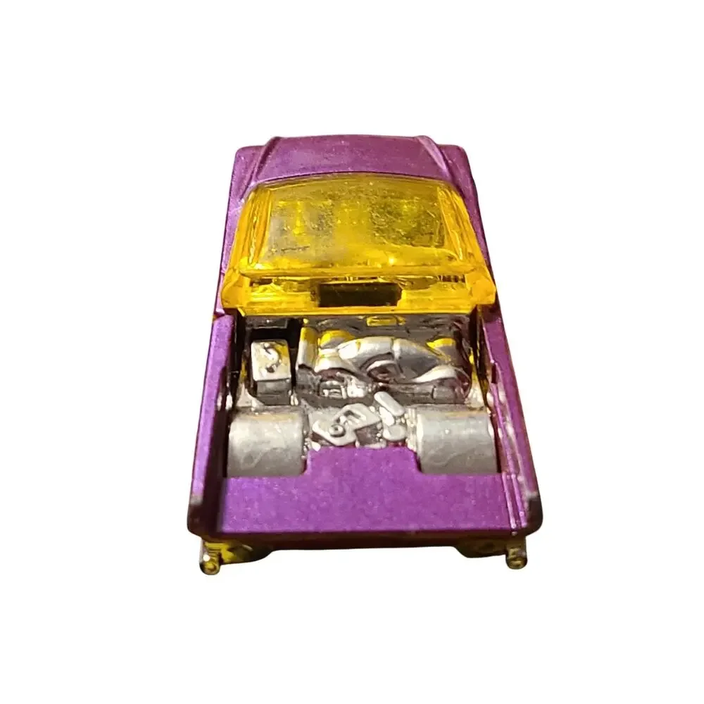 Hot Wheels Jester Triple Track Twister Purple Yellow Truck Mattel 2013